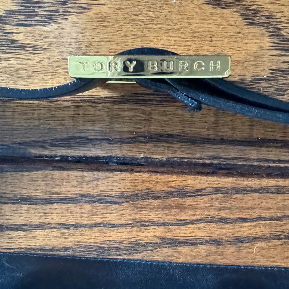 Tory Burch Women’s Vintage Black Leather Ladybug Belt - Picture 3 of 8